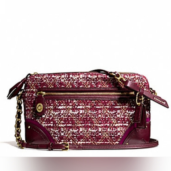 Coach Poppy Quilted Boucle Flight Bag - Perfect Condition - Picture 14 of 14